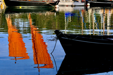 Voiles de Sinagot, Port-Anna, Séné Fotografia intitulada "Voiles de Sinagot,…" por Pierre-Yves Rospabé, Obras de arte originais, Fotografia digital