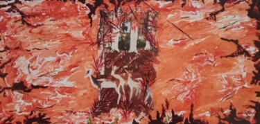 绘画 标题为“Incredulità” 由Maria Scornaienchi, 原创艺术品, 丙烯 安装在木质担架架上
