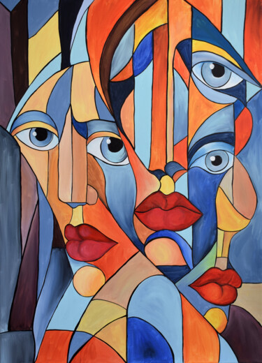 "Reflections" başlıklı Tablo Tusya Lav tarafından, Orijinal sanat, Akrilik