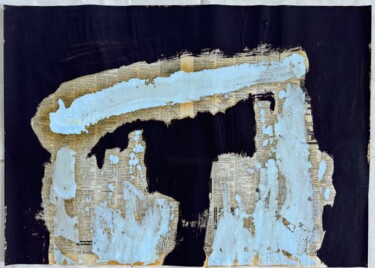 Schilderij getiteld "Newsoil 3" door Birgit Karg, Origineel Kunstwerk, Gouache