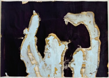 Peinture intitulée "Newsoil 5" par Birgit Karg, Œuvre d'art originale, Gouache