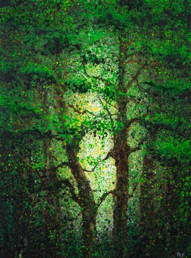 Pittura intitolato "Série "The forest c…" da Pierre-Luc Poujol, Opera d'arte originale, Acrilico Montato su Telaio per barel…