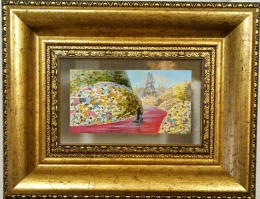 Paris Eiffel Tower "Paris Eiffel Tower" başlıklı Tablo Kyrylo Bondarenko tarafından, Orijinal sanat, Petrol