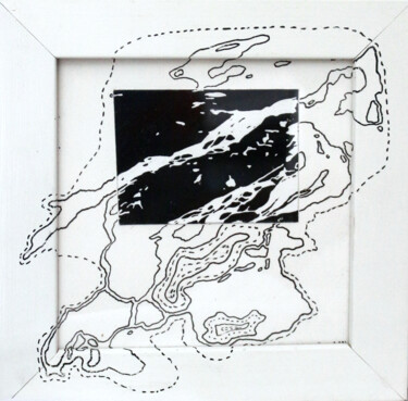 印花与版画 标题为“Fragment 1” 由Laurine Firmin, 原创艺术品, 墨 安装在纸板上