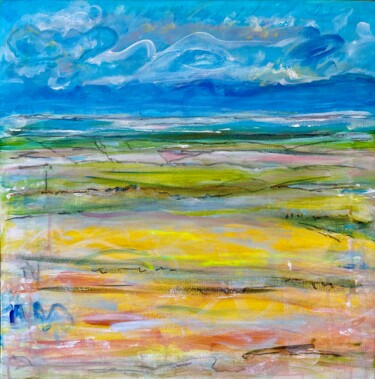 Colorful expanse 绘画 标题为“Colorful expanse” 由Elena Dmitrieva, 原创艺术品, 丙烯 安装在木质担架架上