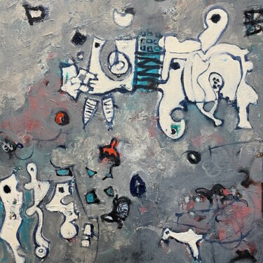 Pittura intitolato "Sans titre 226" da Jean Brisé, Opera d'arte originale, Acrilico Montato su Telaio per barella in legno
