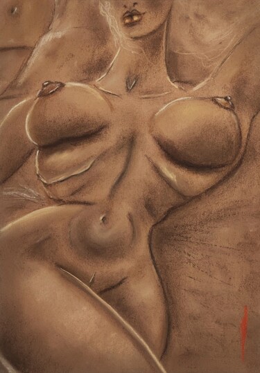 "Erotic hour" başlıklı Resim Olesya Nikolaeva tarafından, Orijinal sanat, Pastel