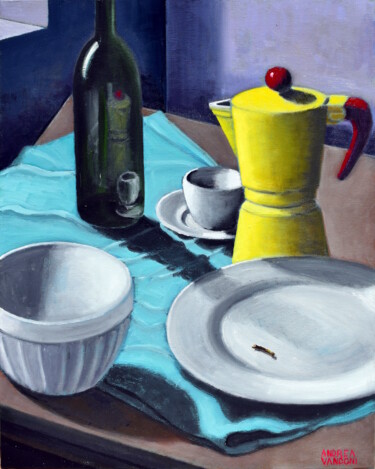 Italic Still Life After Eating Fruit - 2