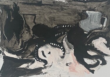 Nature morte marine 绘画 标题为“Nature morte marine” 由Elena Bulatova, 原创艺术品, 油