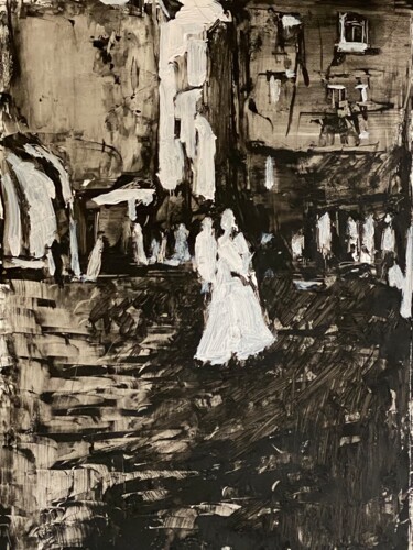 The Light Between Us 绘画 标题为“The Light Between Us” 由Elena Bulatova, 原创艺术品, 油