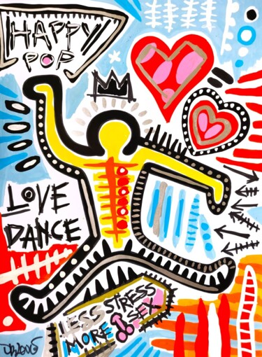 제목이 "Love dance"인 미술작품 Dr. Love로, 원작, 아크릴