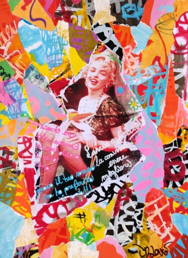 Peinture intitulée "Marilyn sweet love" par Dr. Love, Œuvre d'art originale, Acrylique