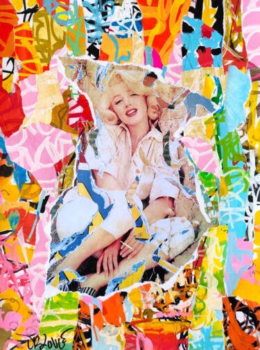 Pintura titulada "Marilyn in love" por Dr. Love, Obra de arte original, Acrílico