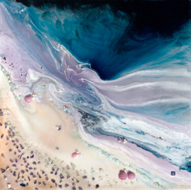 Pintura intitulada "Twilight Date" por Marie Antuanelle, Obras de arte originais, Acrílico