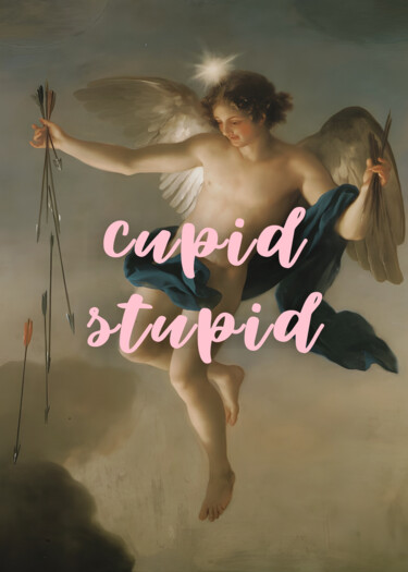제목이 "Cupid's Arrow of Lo…"인 디지털 아트 春宇 关로, 원작, AI 생성 이미지 판지에 장착됨