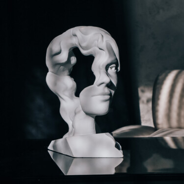 Sculpture intitulée "Пустота" par Dima Sol, Œuvre d'art originale, Plâtre