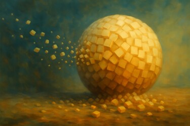 Digital Arts titled "Threshold of Absorp…" by Alberto Capitani, Original Artwork, AI generated image