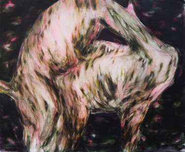 Peinture intitulée "Deep connection" par Cynthia Gregorova, Œuvre d'art originale, Aquarelle Monté sur Châssis en bois