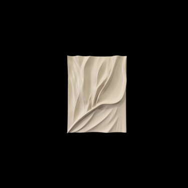 雕塑 标题为“Soft Waves of Elega…” 由Fangwei Xu, 原创艺术品, 雕刻 安装在其他刚性面板上