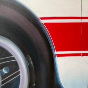 绘画 标题为“Fiat ABARTH  850 10…” 由Gilbert Duchamp, 原创艺术品, 丙烯