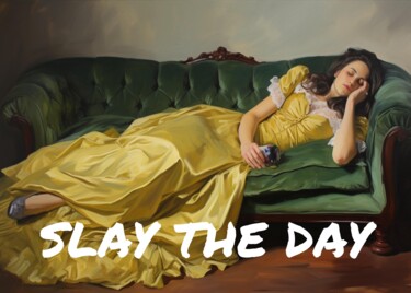 数字艺术 标题为“Luxury Rest After G…” 由春宇 关, 原创艺术品, AI生成的图像 安装在纸板上