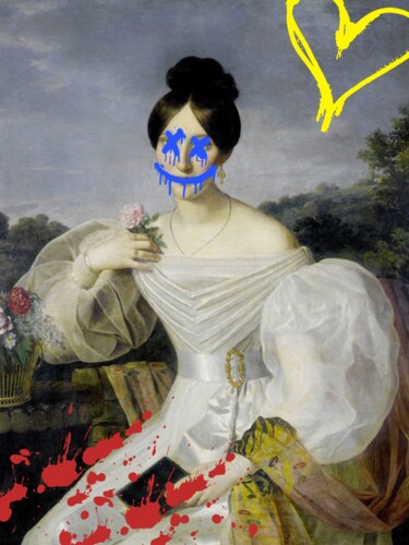 "Ethereal Veil of De…" başlıklı Dijital Sanat 春宇 关 tarafından, Orijinal sanat, AI tarafından oluşturulan görüntü Karton üzer…