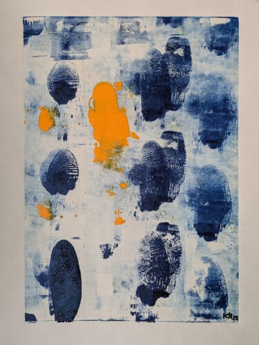 印花与版画 标题为“Embouteillages mari…” 由K'A, Carole Vinatier Samba, 原创艺术品, 蒙纳