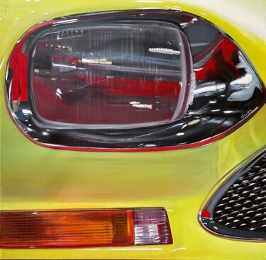 Painting titled "Ami 8 CITROËN AMI P…" by Gilbert Duchamp, Original Artwork, Acrylic