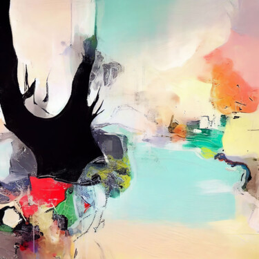 Avenue Café Pt. 2" - Dynamic Abstract 数字艺术 标题为“Avenue Café Pt. 2"…” 由Andtpj, 原创艺术品, AI生成的图像