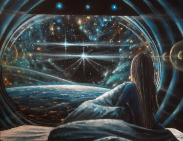 Painting titled "THEA II" by Antonio Bagia, Original Artwork, Acrylic