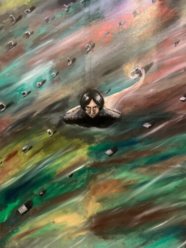 Painting titled "Second life" by Konstantine Kakashvili, Original Artwork, Oil