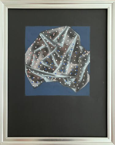 Desenho intitulada "Kerchief Five" por Kristine Facchetti, Obras de arte originais, Pastel
