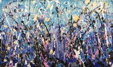 Pittura intitolato "Wild Symphony" da Zorin, Opera d'arte originale, Acrilico Montato su Telaio per barella in legno