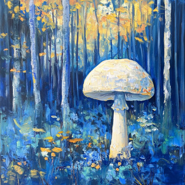 Arte digitale intitolato "Sentinel of Stillne…" da Lucy Moon, Opera d'arte originale, Acquarello