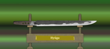 "Hyuga Masamune Grün" başlıklı Dijital Sanat Marun Bönninghaus tarafından, Orijinal sanat, 2D Dijital Çalışma