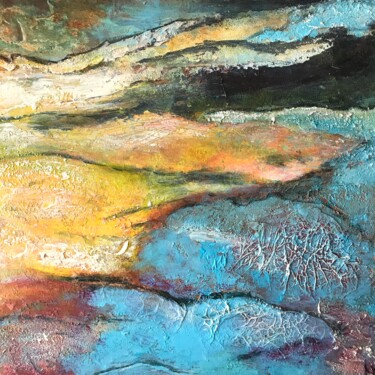 Peinture intitulée "Destination" par Heike Schröder, Œuvre d'art originale, Acrylique Monté sur Châssis en bois