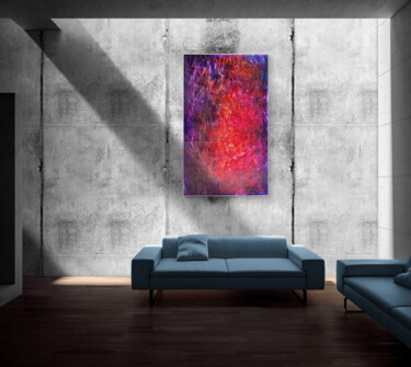 Painting titled ""ROSE SEASON"" by Sonia Jeronimo (Sónia J. Modern Art), Original Artwork, Acrylic