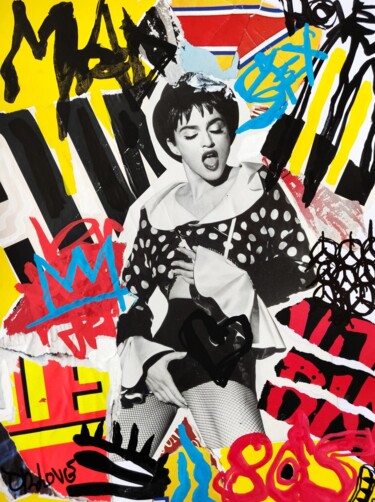 绘画 标题为“Madonna” 由Dr. Love, 原创艺术品, 丙烯