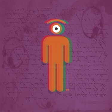 bradbur-eye rem Arte digitale intitolato "bradbur-eye rem" da Ojolo - Abel García, Opera d'arte originale, Lavoro digitale 2D