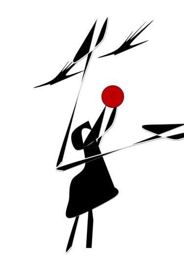 数字艺术 标题为“Gedankenspiel” 由Simone Hardt, 原创艺术品, 数字油画