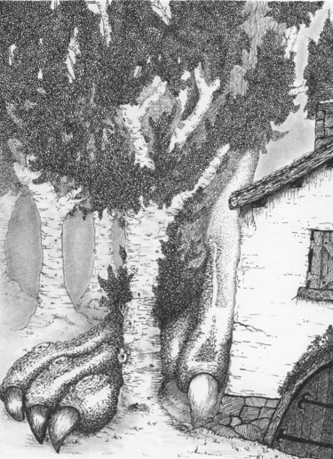 Hide Park Dibujo titulada "Hide Park" por Julien Weill (ABELACAN), Obra de arte original, Tinta