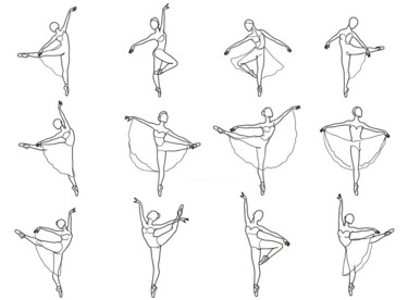 DAJA BLAQQ: ART SERIES COLLECTION (POSEO DI BALLETTO) Digital Arts titled "DAJA BLAQQ: ART SER…" by Daja, Original Artwork, AI generated image