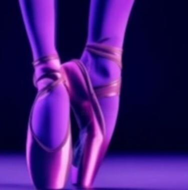 DAJA BLAQQ: ART SERIES COLLECTION (BALLERINA VIOLA) Digital Arts titled "DAJA BLAQQ: ART SER…" by Daja, Original Artwork, AI generated image