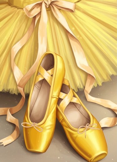 DAJA BLAQQ: ART SERIES COLLECTION (TUTù DI BALLETTO GIALA) Digital Arts titled "DAJA BLAQQ: ART SER…" by Daja, Original Artwork, AI generated image