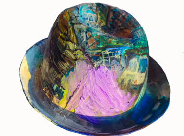 Sculpture titled "HAT & PERA - REAR S…" by Göknil Gümüş Sungurtekin, Original Artwork, Oil