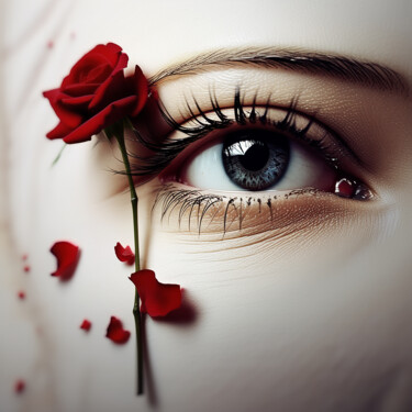 Digital Arts titled "Love - 12" by Mirfarhad Moghimi, Original Artwork, AI generated image