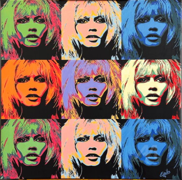 Peinture intitulée "BB 99" par Erika Cool, Œuvre d'art originale, Acrylique Monté sur Châssis en bois