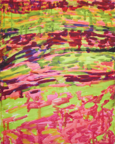 Painting titled "Autumn / Yellow Pin…" by Simon Findlay, Original Artwork, Acrylic