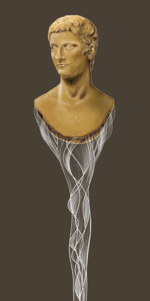Digital Arts με τίτλο "callit_caligula" από Linea Leuca, Αυθεντικά έργα τέχνης, Ψηφιακή ζωγραφική