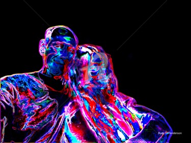 Arte digitale intitolato "Ana and Rudy" da Rudy L. Henderson, Opera d'arte originale, Pittura digitale